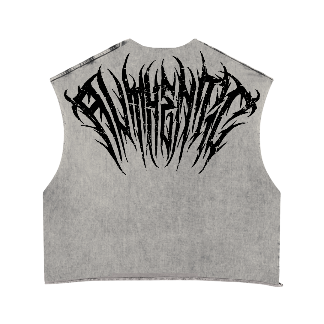 Cropped vest